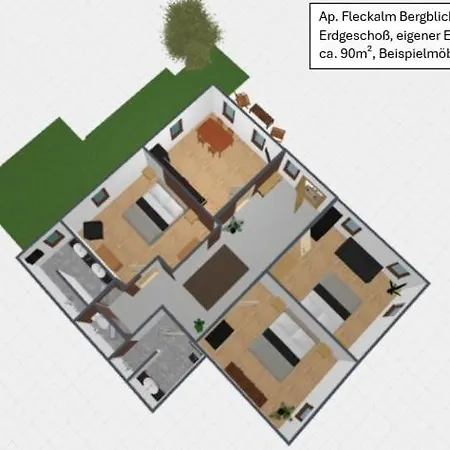 Bergblick Mit 3 Schlafzimmer